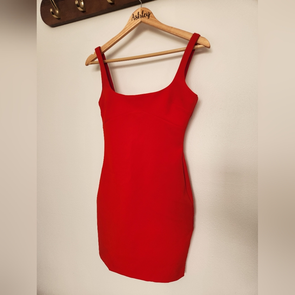 Zara Vibrant Red Mini Dress